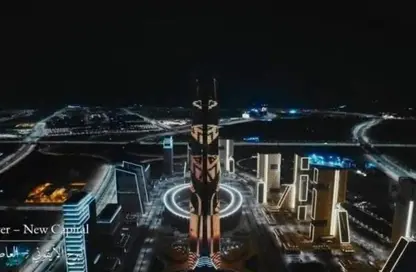 Office Space - 1 Bedroom - 1 Bathroom for sale in Taj Tower - Central Business District - New Capital City - Cairo