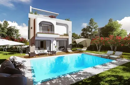 Villa - 4 Bedrooms - 4 Bathrooms for sale in Beverly Hills Road - 17th District - Sheikh Zayed City - Giza