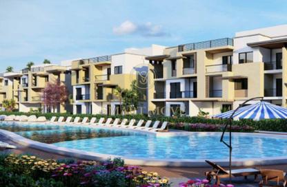 Duplex - 3 Bedrooms - 3 Bathrooms for sale in Aroma Beach - Al Ain Al Sokhna - Suez
