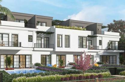 Villa - 5 Bedrooms - 5 Bathrooms for sale in Waslet Dahshur Road - Green Belt - 6 October City - Giza