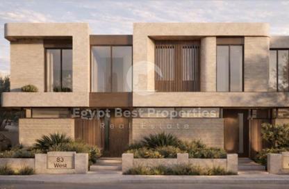 Twin House - 4 Bedrooms - 3 Bathrooms for sale in Park Side Residence - Zed Towers - Sheikh Zayed Compounds - Sheikh Zayed City - Giza