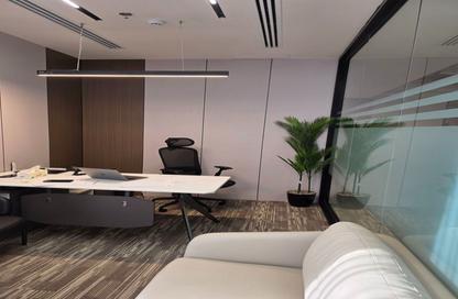 Office Space - Studio - 1 for rent in North Teseen St. - The 5th Settlement - New Cairo City - Cairo