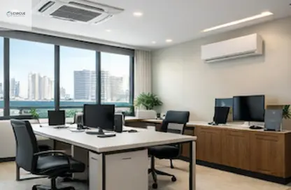 مساحات مكتبية - استوديو للبيع في فى90 - شارع التسعين الشمالي - التجمع الخامس - مدينة القاهرة الجديدة - القاهرة