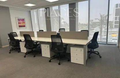 Office Space - 2 Bedrooms - 2 Bathrooms for rent in Cairo Festival City - North Investors Area - New Cairo City - Cairo