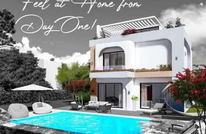 Villa - 5 Bedrooms - 5 Bathrooms for sale in Tabah West Compound - New Zayed City - Sheikh Zayed City - Giza