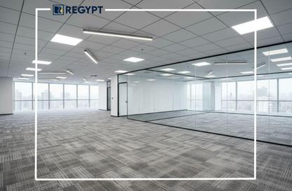 Office Space - Studio - 4 Bathrooms for rent in V90 - North Teseen St. - The 5th Settlement - New Cairo City - Cairo