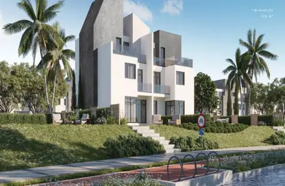 Villa - 3 Bedrooms - 4 Bathrooms for sale in Rivers - New Zayed City - Sheikh Zayed City - Giza