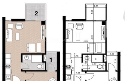 Apartment - 1 Bedroom - 1 Bathroom for sale in Long Beach Resort - Hurghada - Red Sea