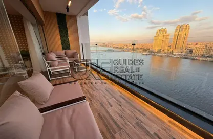 شقة - 4 غرف نوم - 5 حمامات للايجار في شارع محمد مظهر - الزمالك - القاهرة