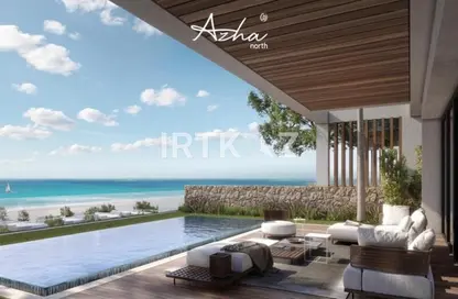 تاون هاوس - 3 غرف نوم - 4 حمامات للبيع في ازها الساحل الشمالي - راس الحكمة - الساحل الشمالي