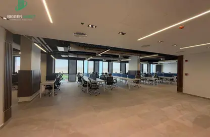 Office Space - Studio - 6 Bathrooms for rent in Street 70 - District 1 - The 5th Settlement - New Cairo City - Cairo