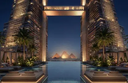 Hotel Apartment - 1 Bedroom - 1 Bathroom for sale in Sun Capital - Fayoum Desert road - 6 October City - Giza