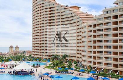 Chalet - 2 Bedrooms - 2 Bathrooms for sale in Porto South Beach - Al Ain Al Sokhna - Suez