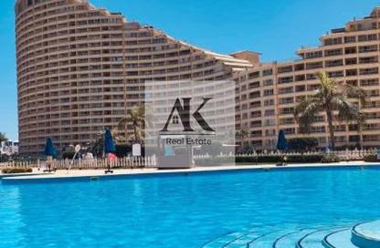 Chalet - 2 Bedrooms - 2 Bathrooms for sale in Porto South Beach - Al Ain Al Sokhna - Suez