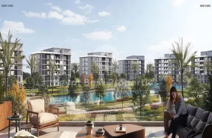 Apartment - 3 Bedrooms - 3 Bathrooms for sale in Creek Town - The 1st Settlement - New Cairo City - Cairo