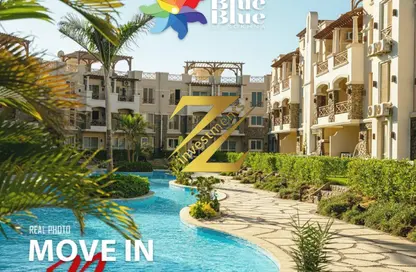 Chalet - 1 Bedroom - 1 Bathroom for sale in Blue Blue - Al Ain Al Sokhna - Suez