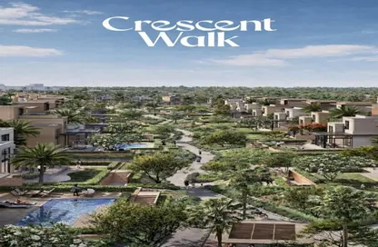 Apartment - 3 Bedrooms - 3 Bathrooms for sale in Crescent Walk - 5th Settlement Compounds - The 5th Settlement - New Cairo City - Cairo