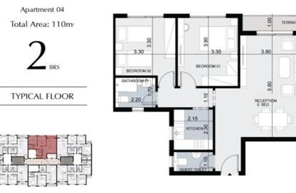 Apartment - 2 Bedrooms - 2 Bathrooms for sale in New Obour City - Qalyubia