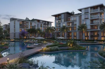 Apartment - 3 Bedrooms - 2 Bathrooms for sale in Tesla Residence - Al Wahat Road - 6 October City - Giza