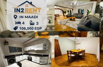 Apartment - 4 Bedrooms - 3 Bathrooms for rent in Victoria Square - Degla - Hay El Maadi - Cairo
