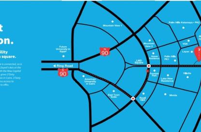 Office Space - 7+ Bedrooms - 3 Bathrooms for sale in Three Sixty - 5th Settlement Compounds - The 5th Settlement - New Cairo City - Cairo