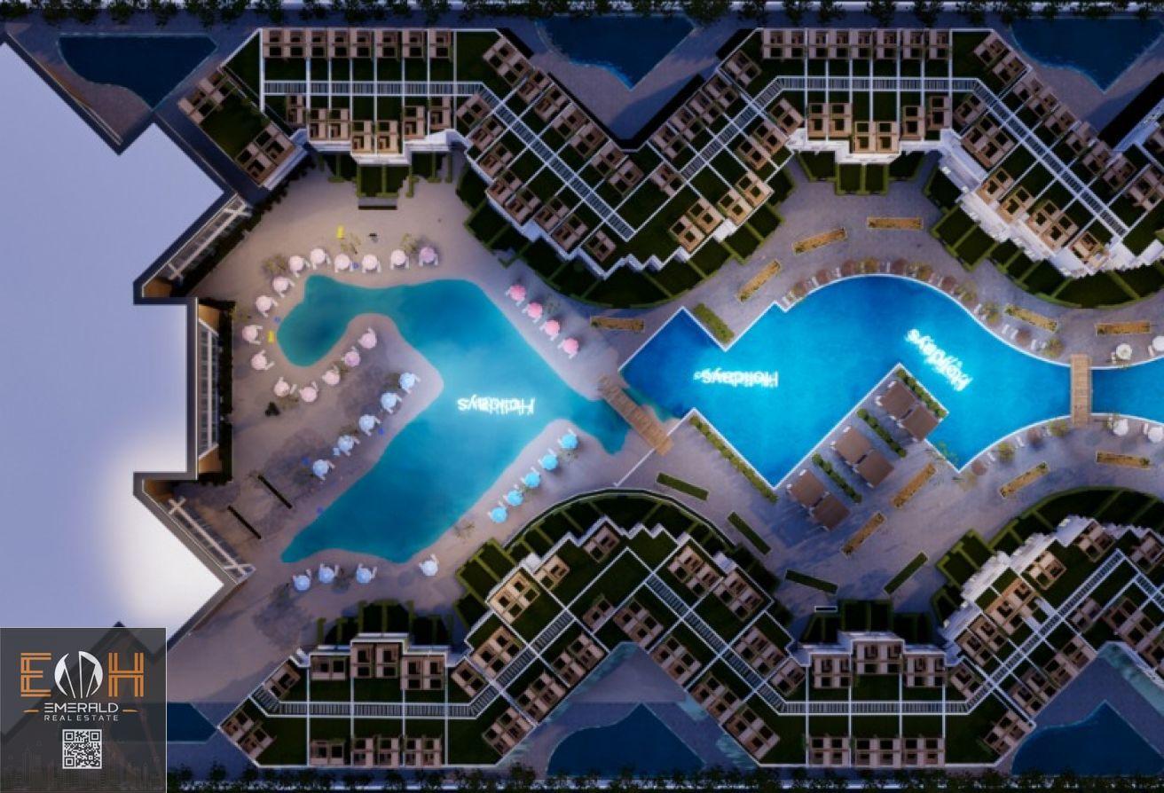شقة غرفتين 105 م² للبيع في Holidays