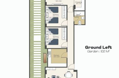 Apartment - 3 Bedrooms - 2 Bathrooms for sale in Bait Alwatan - The 5th Settlement - New Cairo City - Cairo