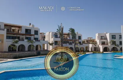 شاليه - 2 غرف نوم - 2 حمامات للبيع في ابو تيج مارينا - الجونة - الغردقة - محافظة البحر الاحمر