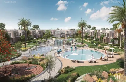 شاليه - 2 غرف نوم - 2 حمامات للبيع في مكادي هايتس - مكادي اوراسكوم - مكادي - الغردقة - محافظة البحر الاحمر