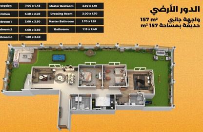 Apartment - 3 Bedrooms - 3 Bathrooms for sale in Bait Alwatan - The 5th Settlement - New Cairo City - Cairo