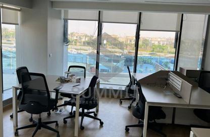 Office Space - Studio - 2 Bathrooms for rent in V90 - North Teseen St. - The 5th Settlement - New Cairo City - Cairo