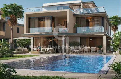 Twin House - 3 Bedrooms - 3 Bathrooms for sale in Palm Hills New Cairo - 5th Settlement Compounds - The 5th Settlement - New Cairo City - Cairo