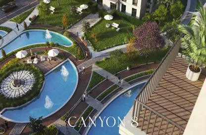 Apartment - 2 Bedrooms - 2 Bathrooms for sale in Canyon 8 - R8 - New Capital City - Cairo