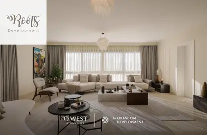 شقة - غرفة نوم - 1 حمام للبيع في أو ويست - كمبوندات 6 أكتوبر - مدينة 6 أكتوبر - الجيزة