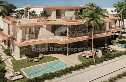 Twin House - 3 Bedrooms - 4 Bathrooms for sale in Ramla - Ras Al Hekma - North Coast