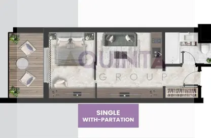 شقق فندقية - 1 حمام للبيع في لاكوينتا هايتس - الغردقة - محافظة البحر الاحمر