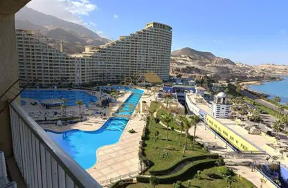 شاليه - 2 غرف نوم - 2 حمامات للبيع في بيراميدز - بورتو السخنة - العين السخنة - السويس