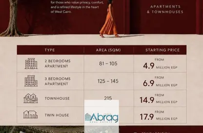 Hotel Apartment - 3 Bedrooms - 2 Bathrooms for sale in Villagio - 6 October City - Giza