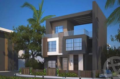 Townhouse - 4 - 4 for sale in Park Valley - Sheikh Zayed Compounds - Sheikh Zayed City - Giza