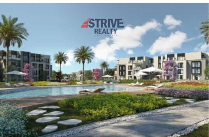 Apartment - 2 Bedrooms - 2 Bathrooms for sale in Garden Residence - Hyde Park - New Cairo City - Cairo