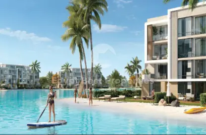 شاليه - 2 غرف نوم - 2 حمامات للبيع في ازها الساحل الشمالي - راس الحكمة - الساحل الشمالي