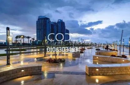 Apartment - 2 Bedrooms - 2 Bathrooms for sale in Beachfront Towers - New Alamein City - Al Alamein - North Coast