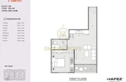 Hotel Apartment - 1 Bedroom - 1 Bathroom for sale in Cairova - The 6th Settlement - New Cairo City - Cairo Hotel Apartment - 1 Bedroom - 1 Bathroom for sale in Cairova - The 6th Settlement - New Cairo City - Cairo