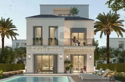 Villa - 3 Bedrooms - 4 Bathrooms for sale in Belle Vie - New Zayed City - Sheikh Zayed City - Giza