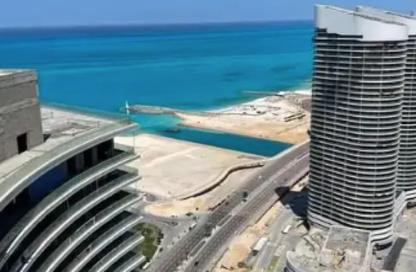 شقة - غرفة نوم - 1 حمام للبيع في نورث ايدج تاورز - مدينة العلمين الجديدة - العلمين - الساحل الشمالي