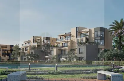 Townhouse - 3 Bedrooms - 3 Bathrooms for sale in Palm Hills Golf Extension - Al Wahat Road - 6 October City - Giza