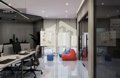 Office Space - 1 Bedroom - 1 Bathroom for rent in Bank Center Street - South Teseen St. - The 5th Settlement - New Cairo City - Cairo