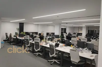 Office Space - Studio - 2 Bathrooms for rent in The Water Way - North Investors Area - New Cairo City - Cairo