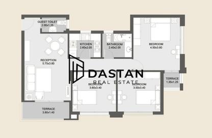 Apartment - 3 Bedrooms - 2 Bathrooms for sale in Al Maqsad - New Capital Compounds - New Capital City - Cairo