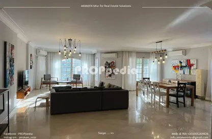 Apartment - 4 Bedrooms - 3 Bathrooms for rent in Sarayat Al Maadi - Hay El Maadi - Cairo